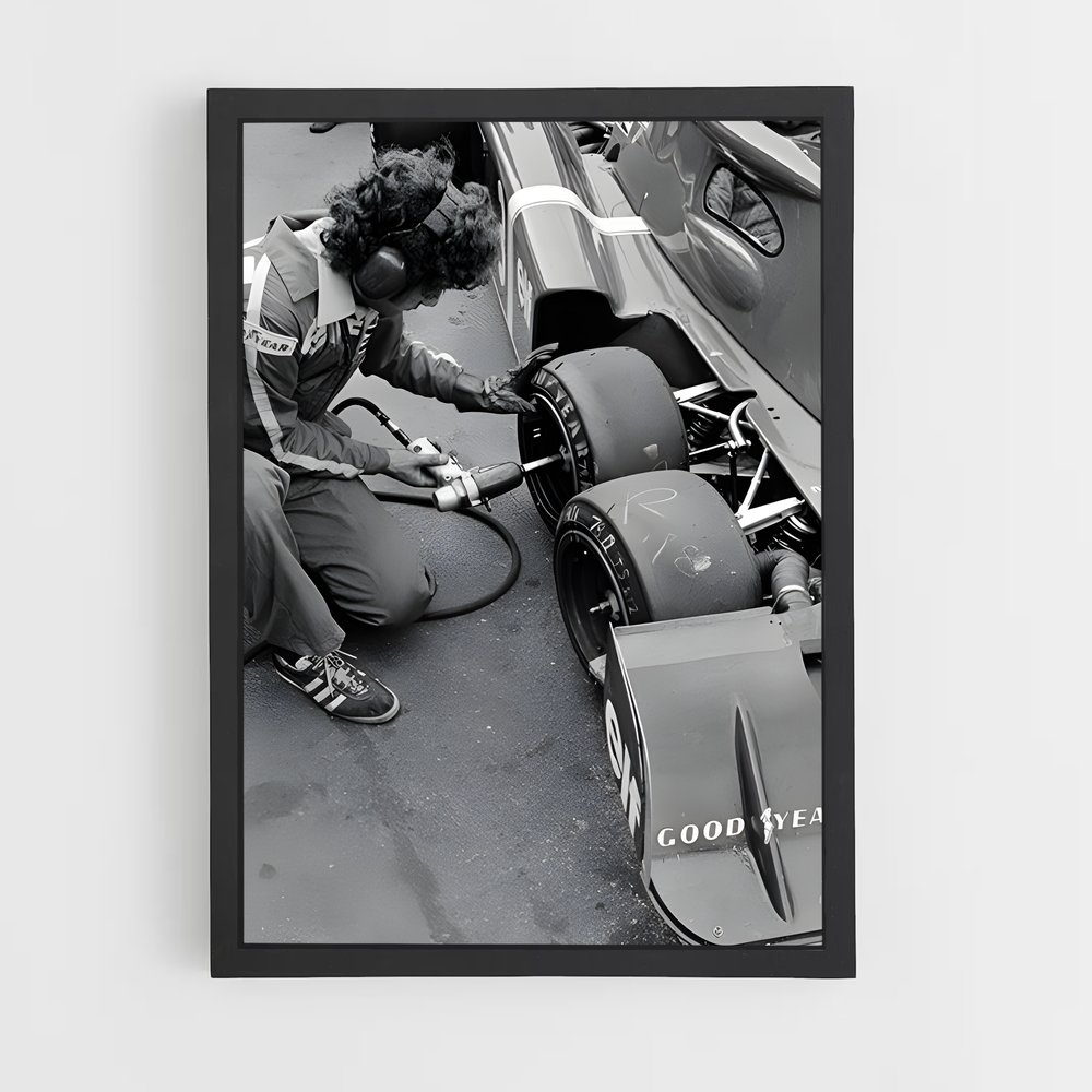 Poster Mécanicien de Précision – affiche Voitures de Formule 1 (vue 2)